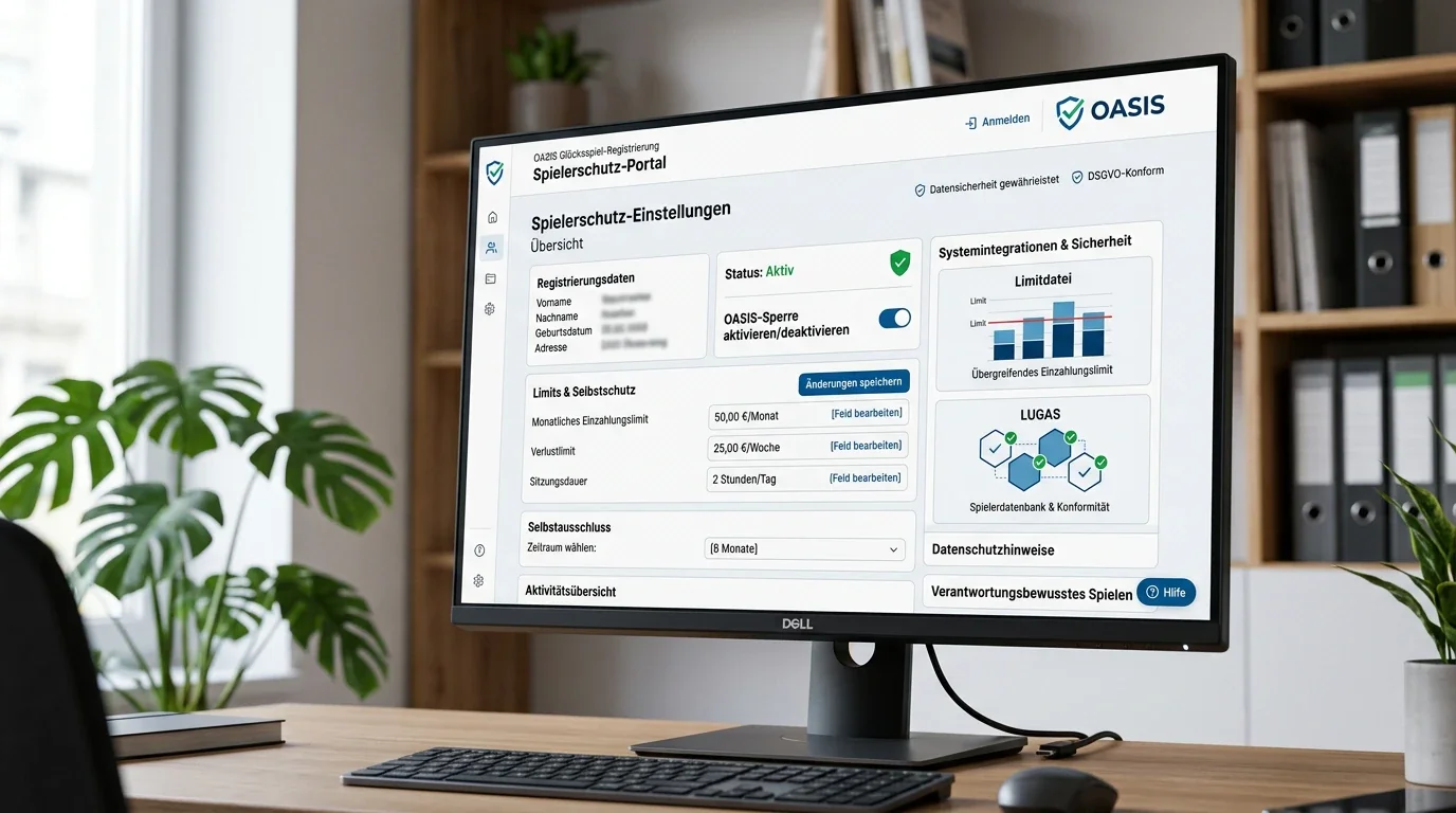 Spielerschutz-Tools bei deutschen Sportwettenanbietern: OASIS-Sperrdatei, Limitdatei und LUGAS-Datenbank erklärt